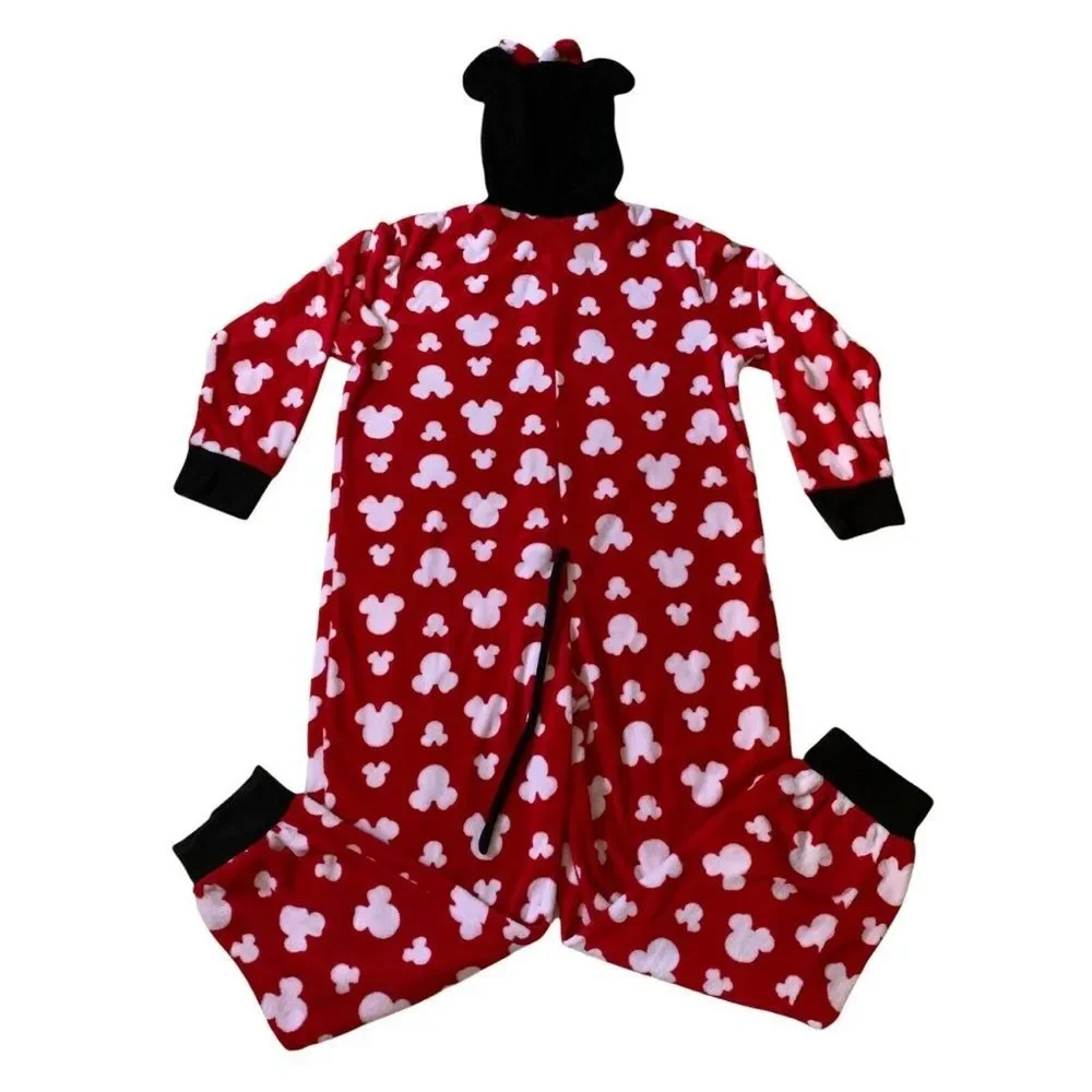 Disney Minnie Mouse Pajama Fleece Sleeper & Squishmallows Disney Plush 16”Minnie